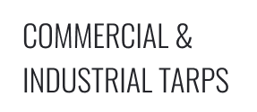 Commercial and industrial tarps text logo